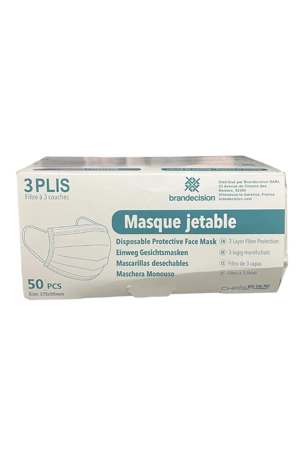 Boîte de 50 masque jetables – photo 2